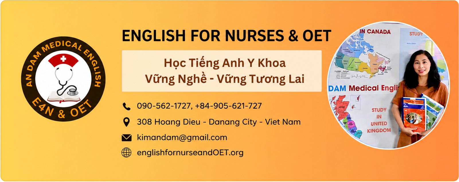 Ảnh bìa nhóm Facebook AnDam Medical English